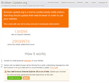 Tablet Screenshot of browserupdate.org